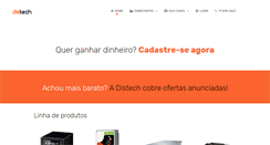Desktop Screenshot of distech.com.br