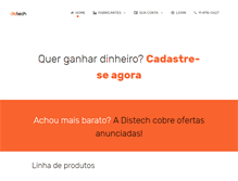 Tablet Screenshot of distech.com.br